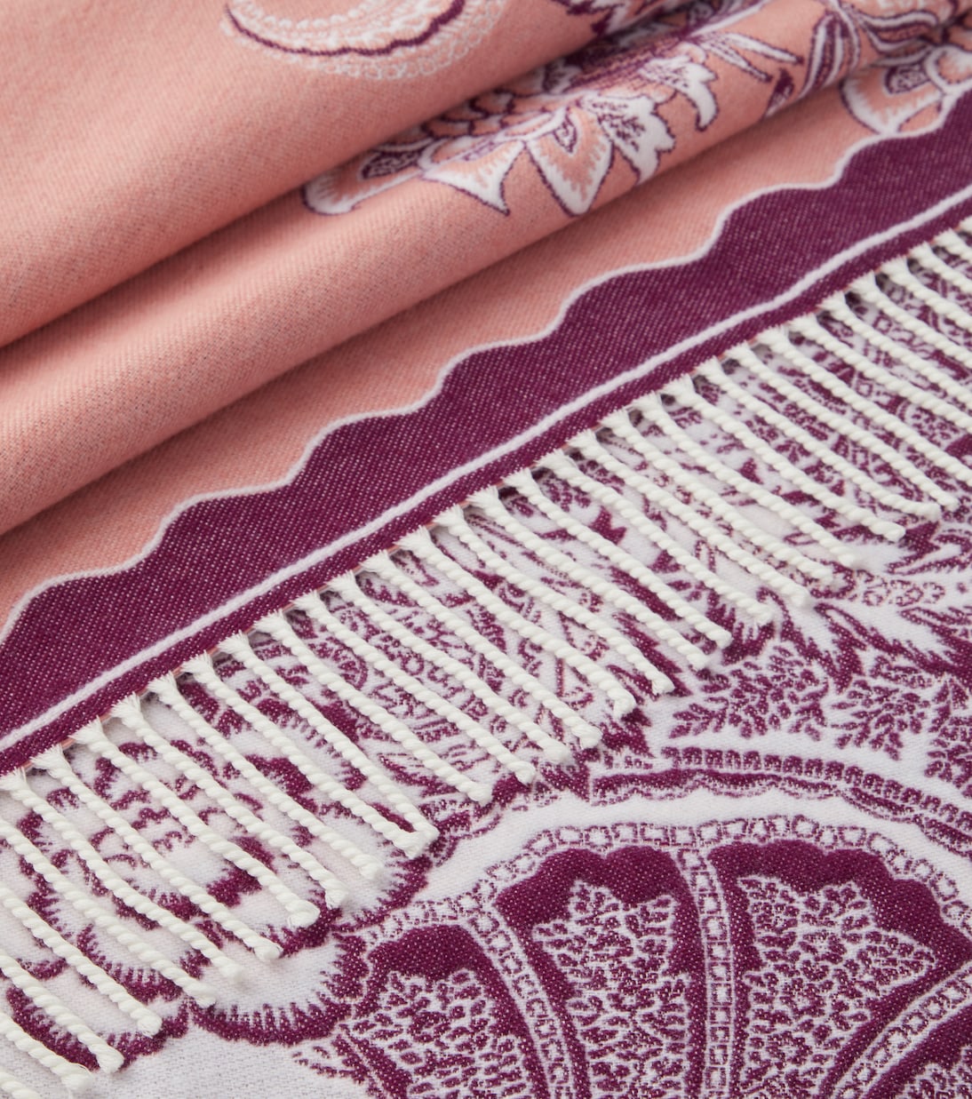 Couverture Bloom en laine à fleurs | Etro