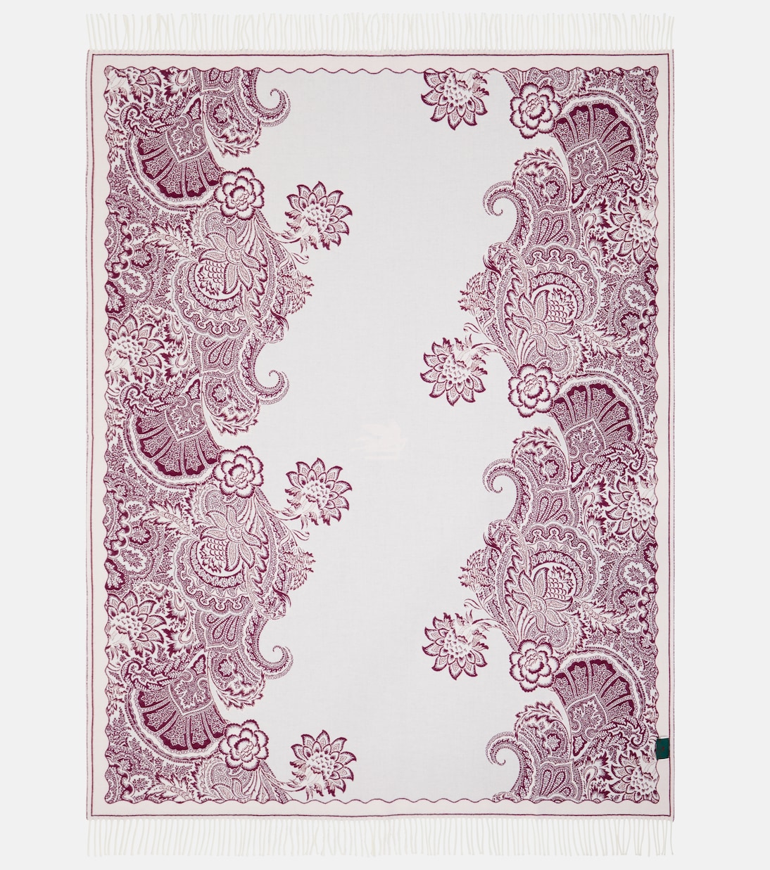 Couverture Bloom en laine à fleurs | Etro