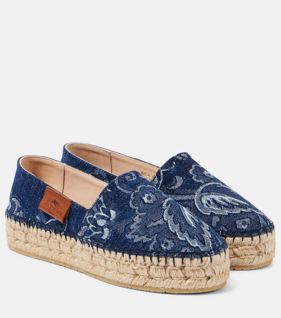 Alpargatas con plataforma de denim | Etro
