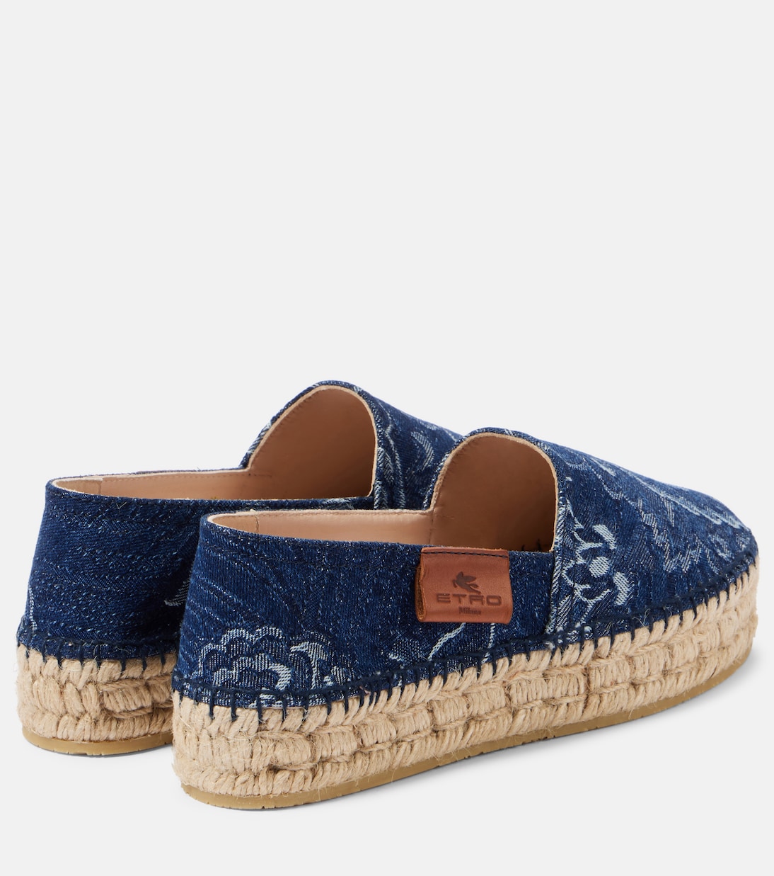 Alpargatas con plataforma de denim | Etro