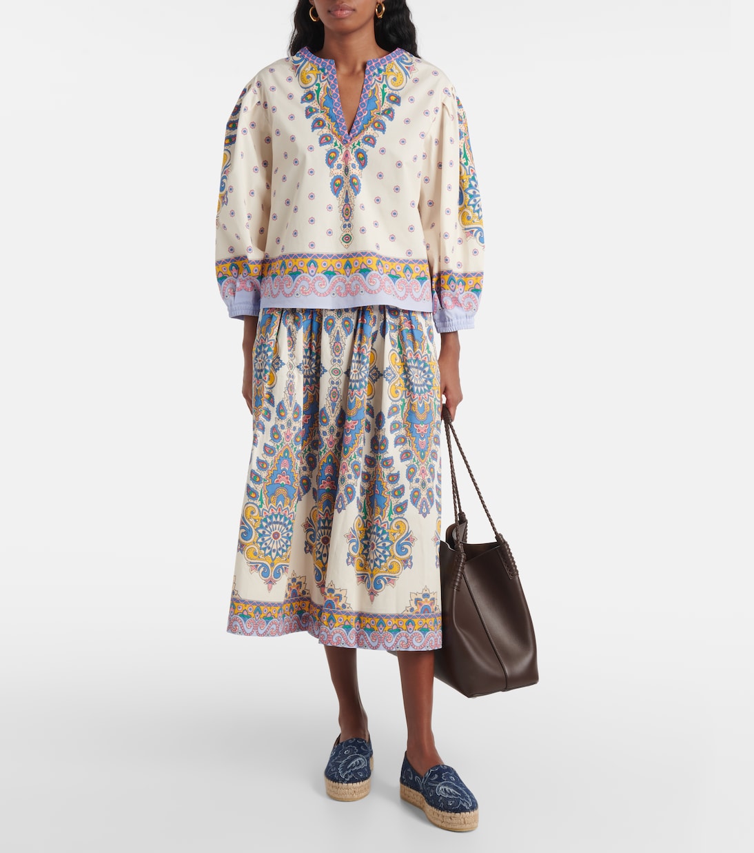 Alpargatas con plataforma de denim | Etro
