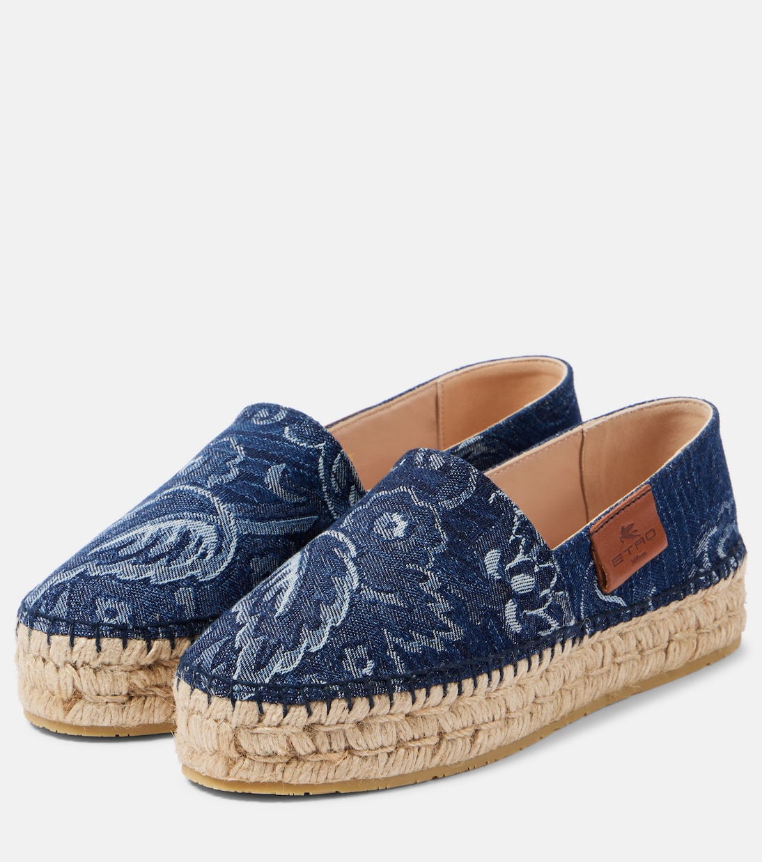 Alpargatas con plataforma de denim | Etro