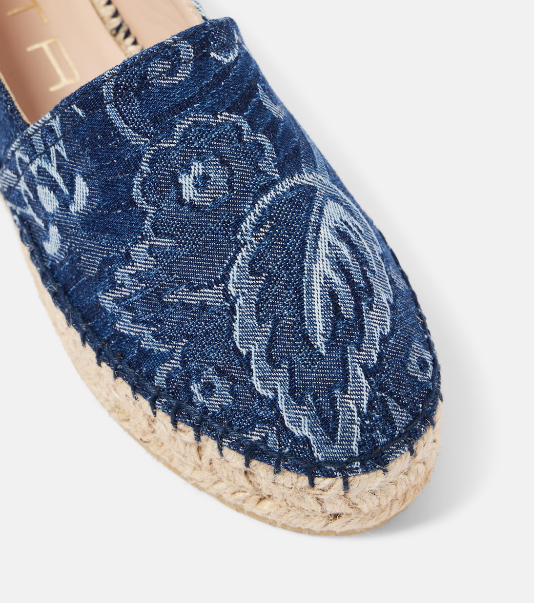 Alpargatas con plataforma de denim | Etro