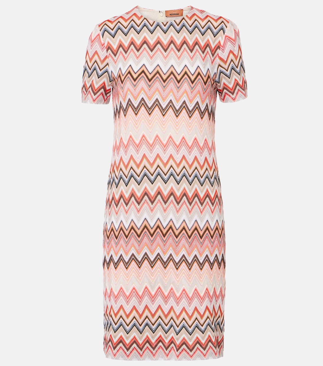 Vestido corto de lamé a rayas | Missoni
