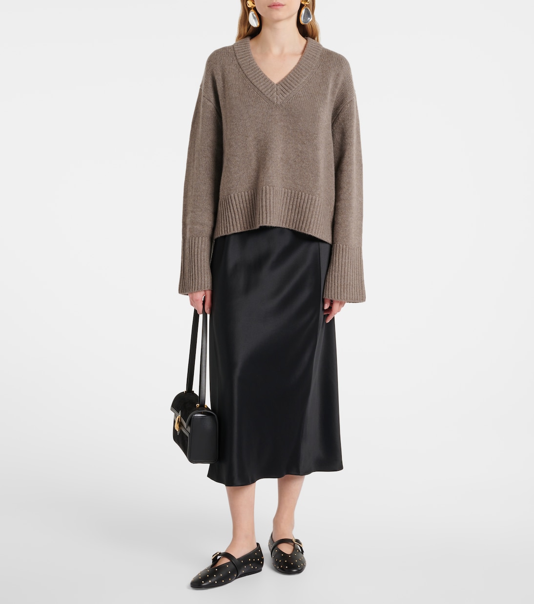 Verzierte Ballerinas Stella aus Leder | Le Monde Béryl