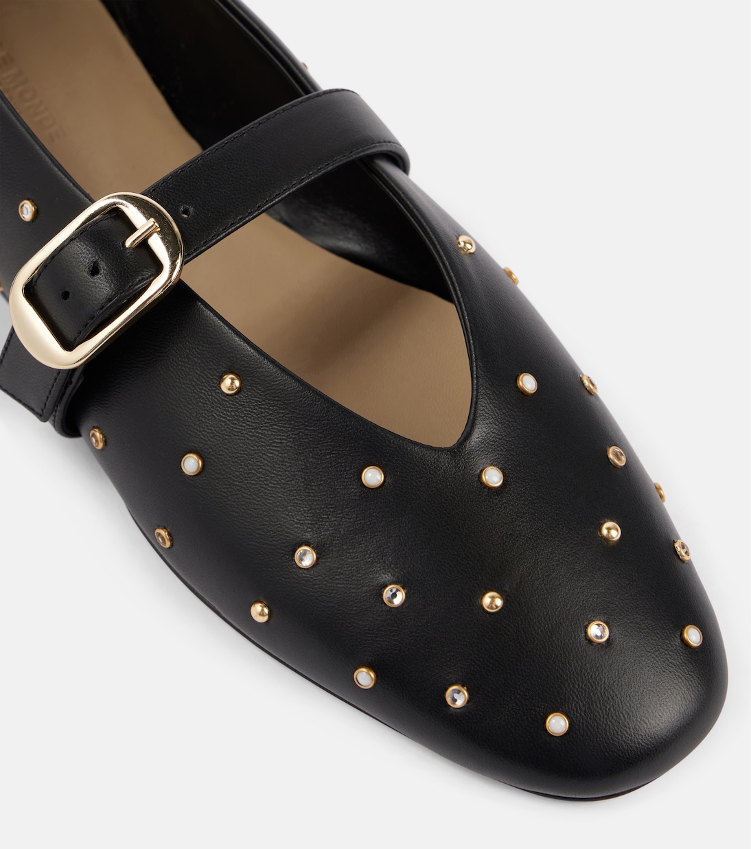 Verzierte Ballerinas Stella aus Leder | Le Monde Béryl