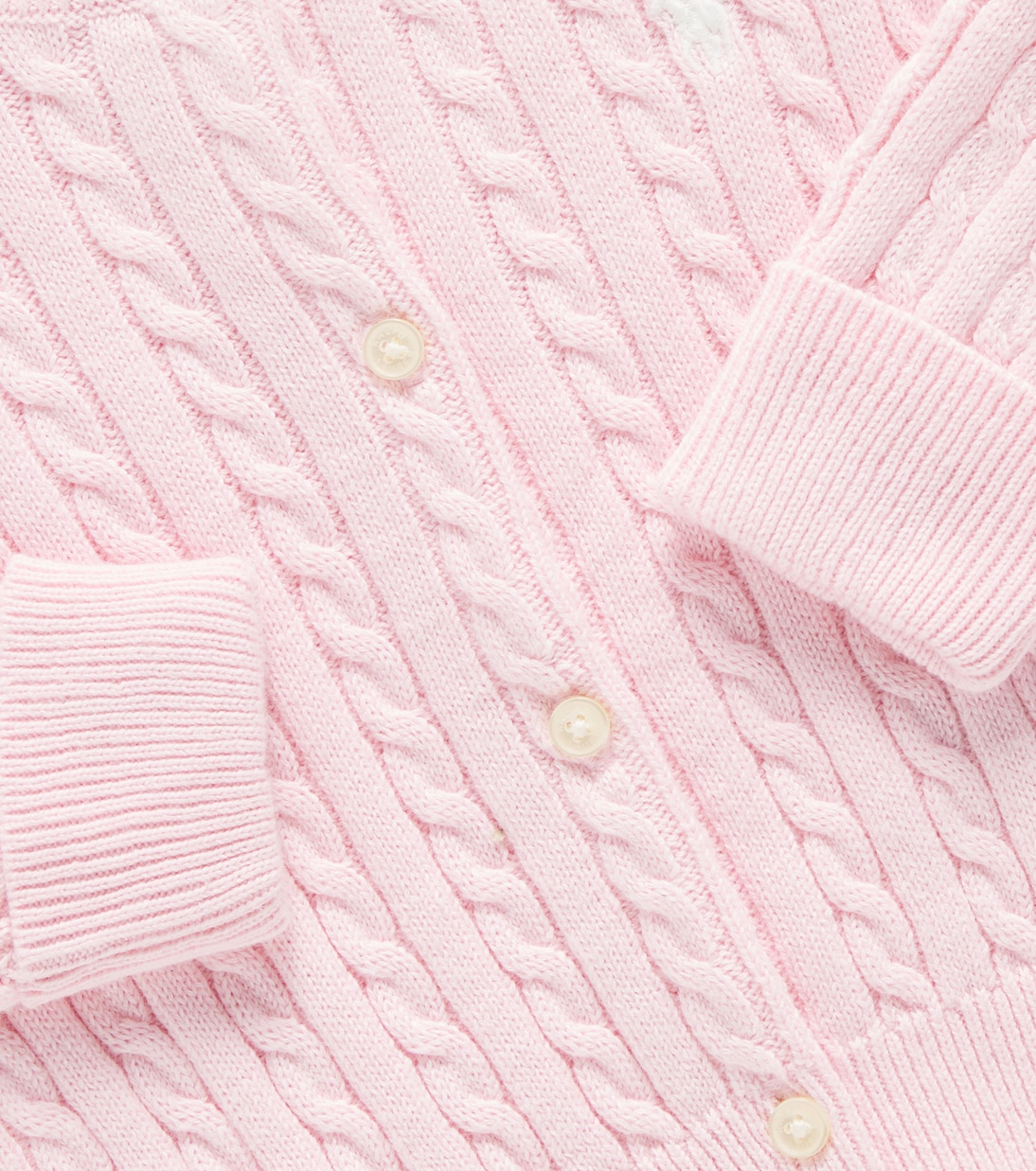 Baby - Cardigan in cotone a trecce | Polo Ralph Lauren Kids