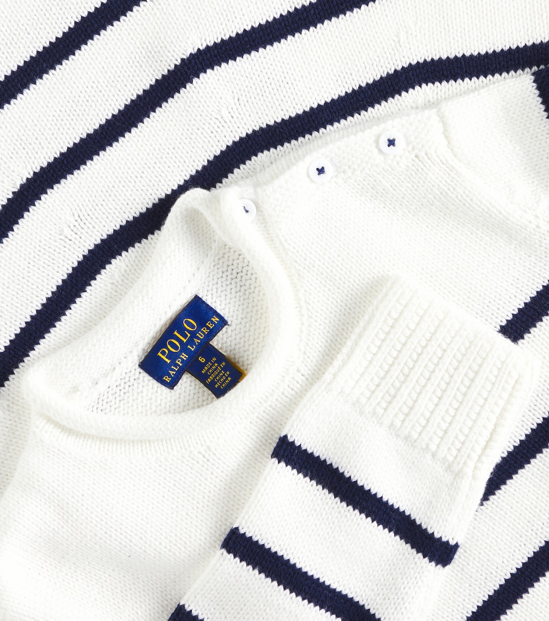 스트라이프 코튼 스웨터 & 스커트 세트 | Polo Ralph Lauren Kids