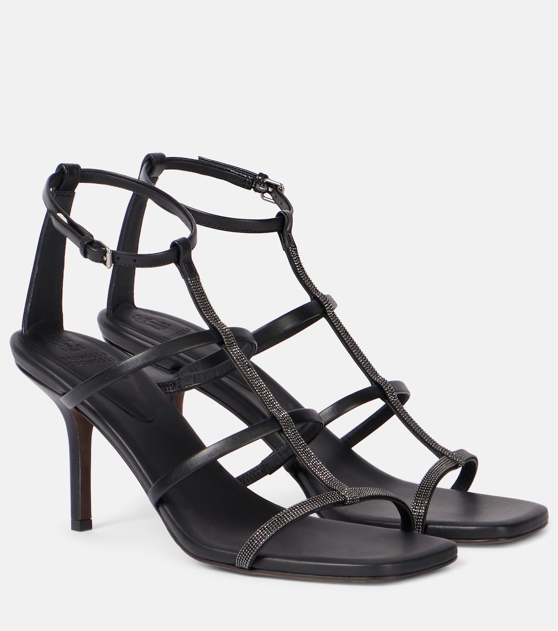 Sandalen Monili aus Leder | Brunello Cucinelli