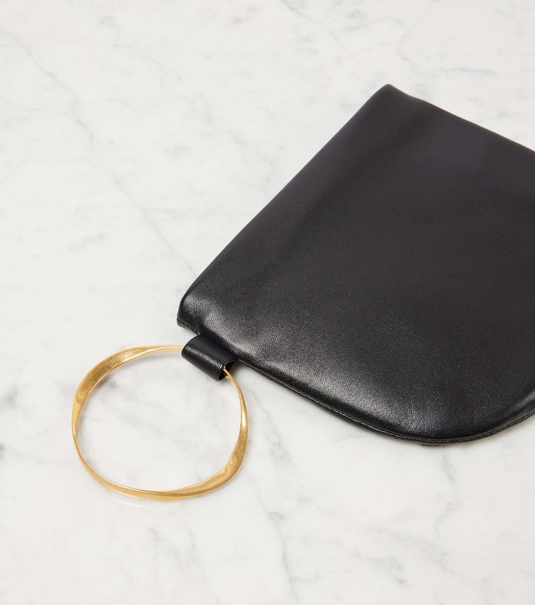 Clutch Geo in pelle | The Row
