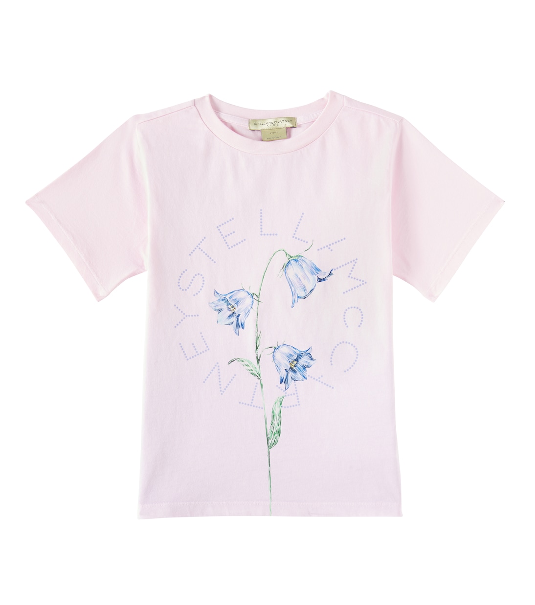 T-shirt in jersey di cotone con stampa | Stella McCartney Kids