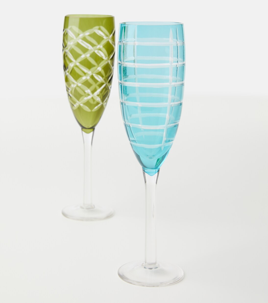 Cuttings set of 6 champagne flute glasses | Polspotten