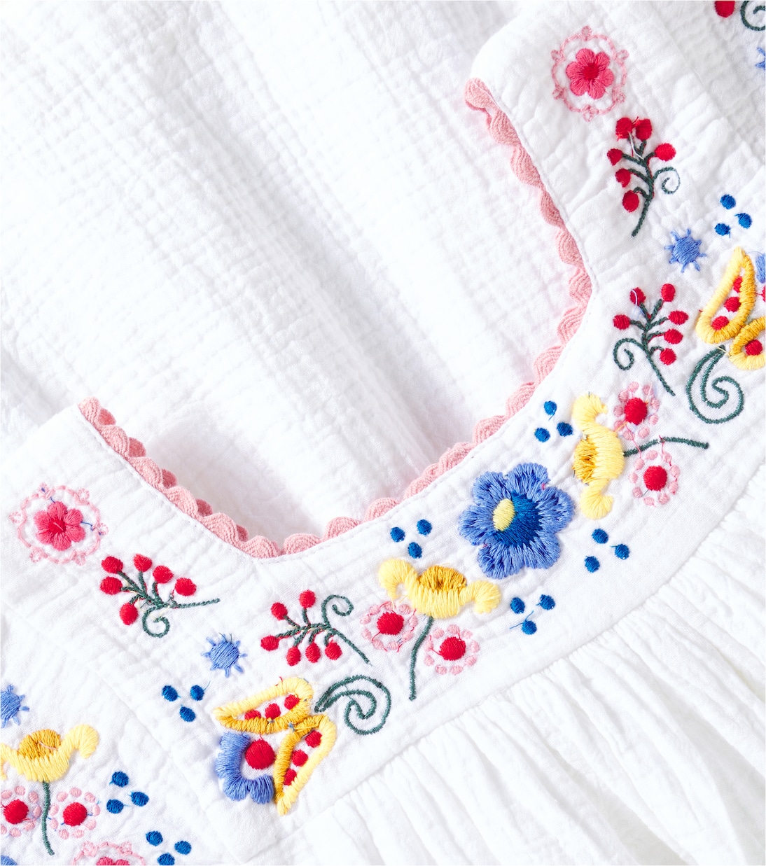Abito Daya in garza di cotone | Louise Misha