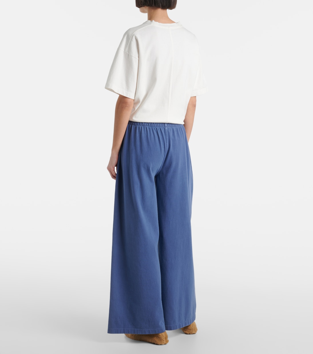 Ukira mid-rise cotton wide-leg pants | The Row