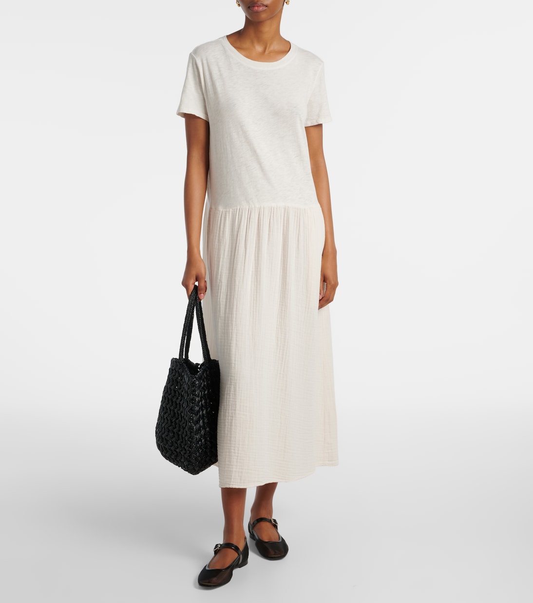 Midikleid aus Baumwolle | Velvet