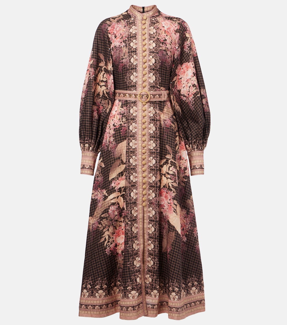 Midikleid Illuminate aus Leinen | Zimmermann