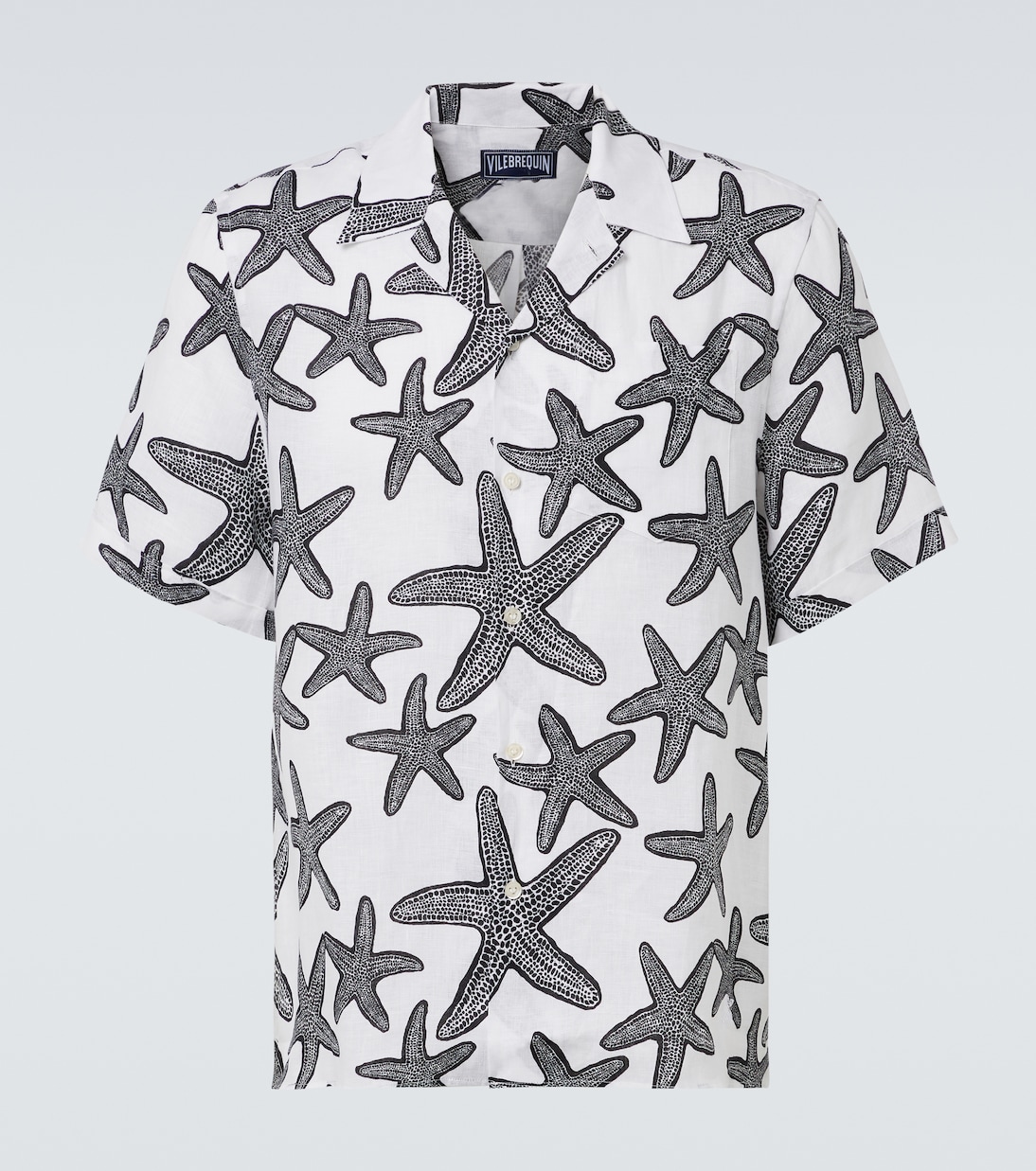 Camicia bowling in lino con stampa | Vilebrequin