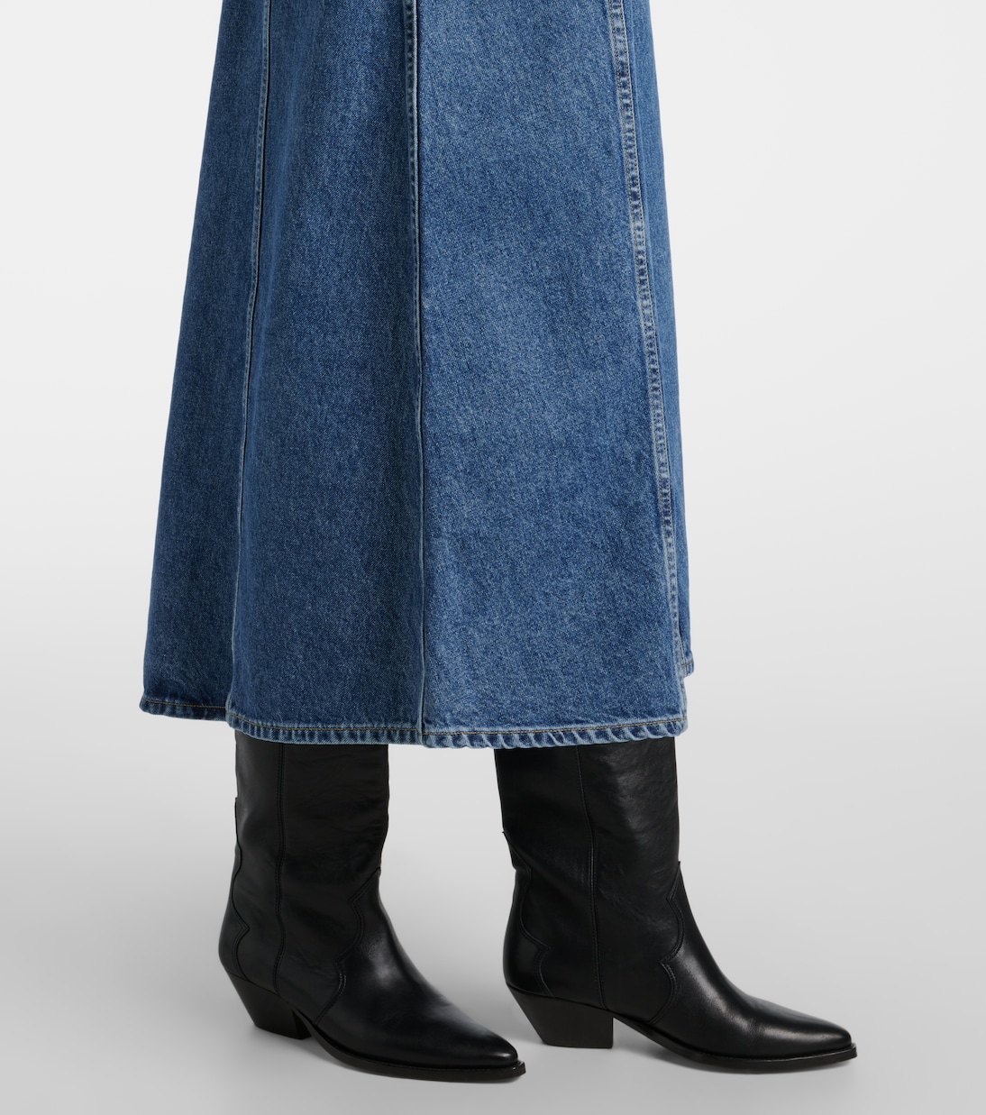 Vestido midi Idalene en denim | Citizens of Humanity