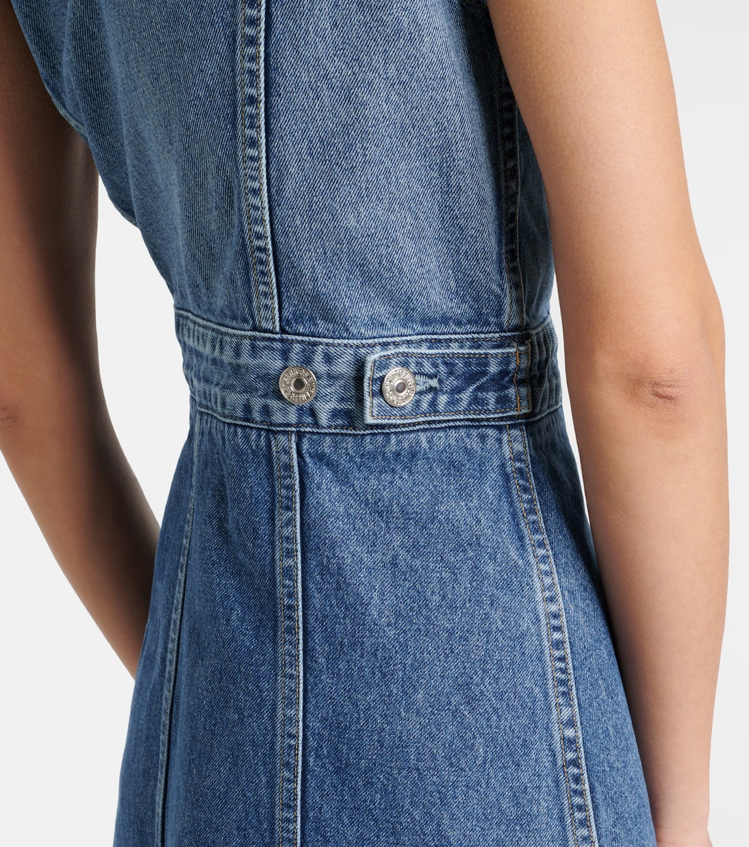 Vestido midi Idalene en denim | Citizens of Humanity