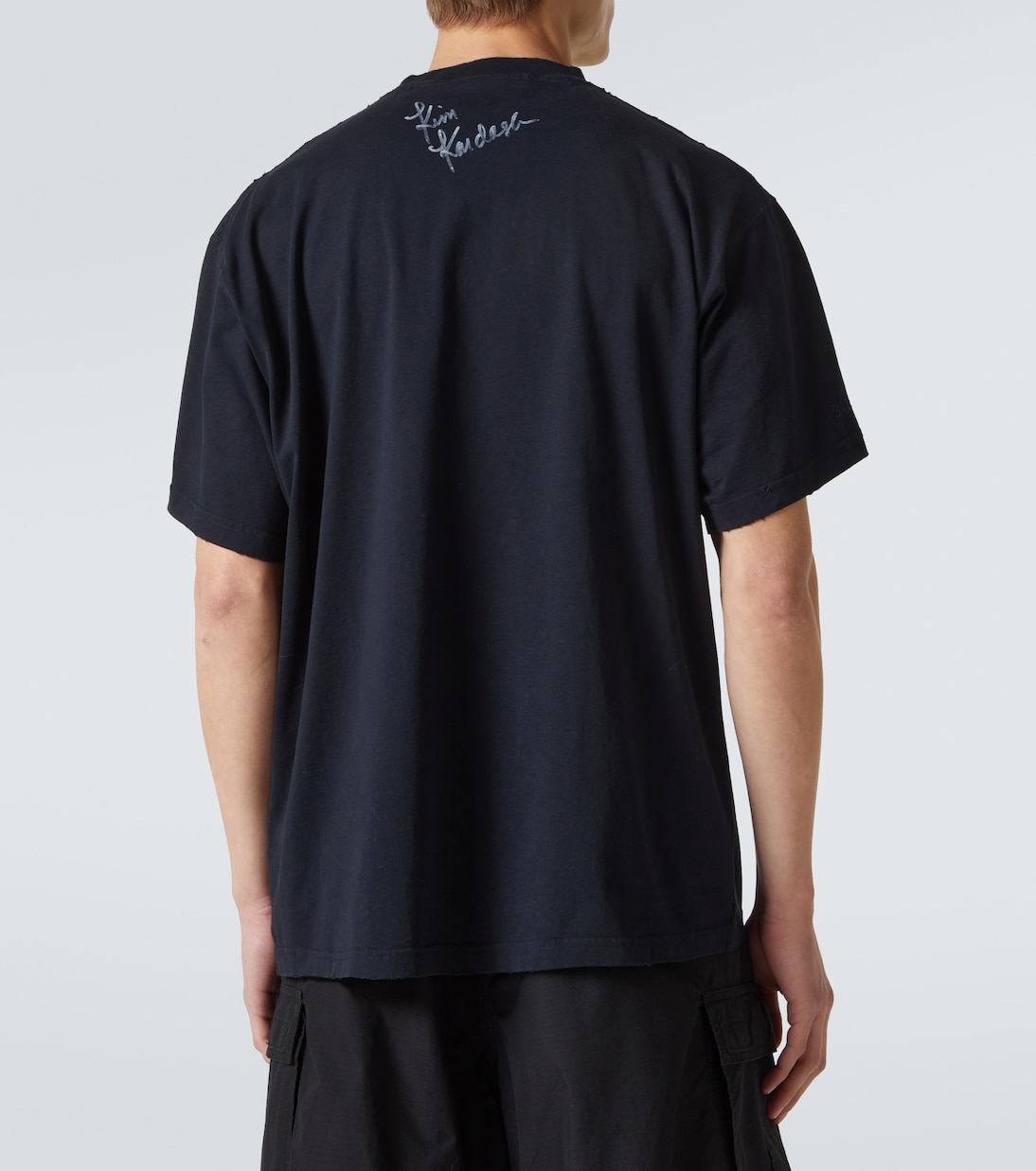 T-shirt oversize Kim K in cotone | Balenciaga