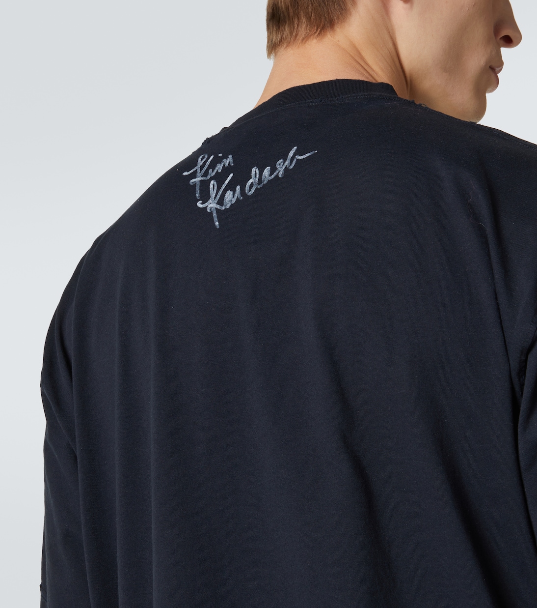 T-shirt oversize Kim K in cotone | Balenciaga