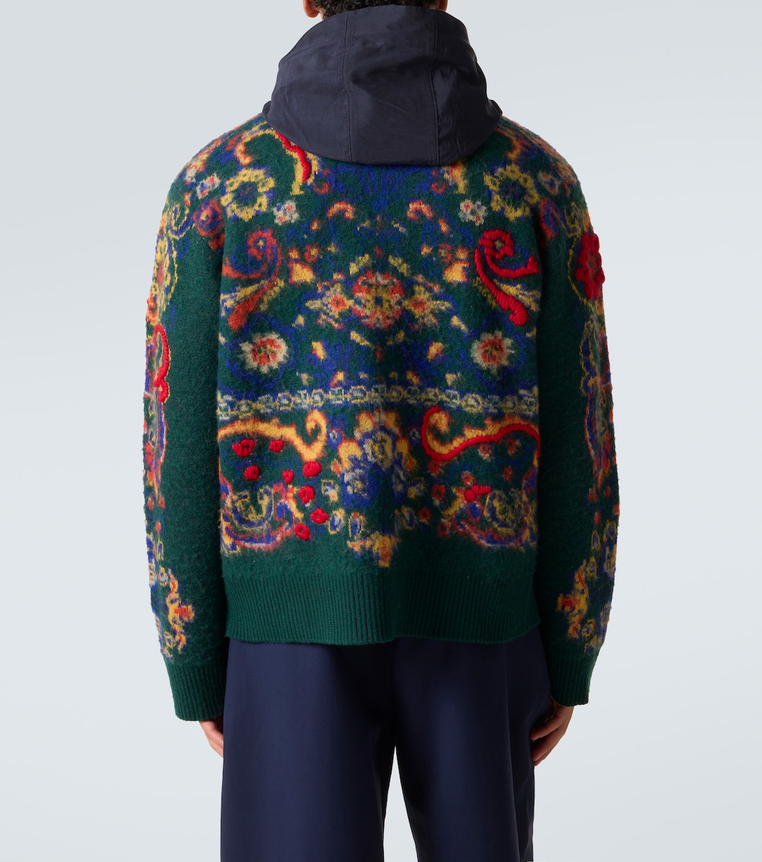 Floral wool jacquard jacket | Sacai