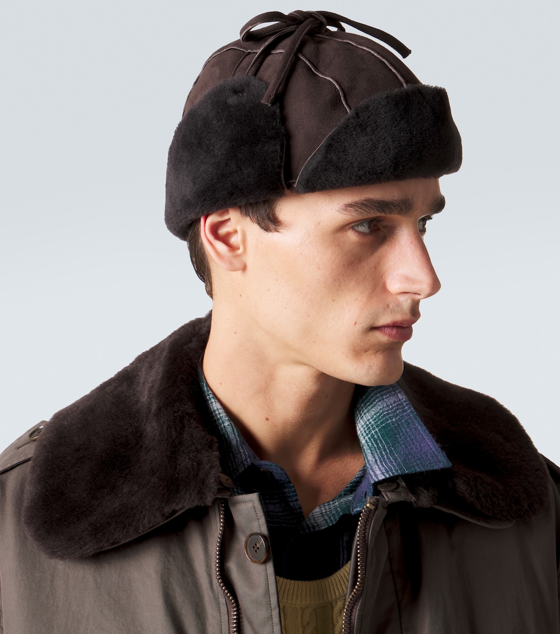 Shearling hat | Auralee