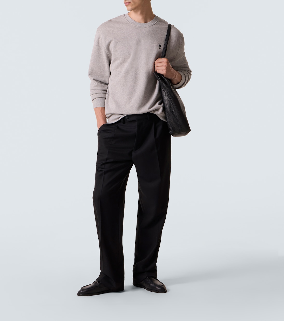 Ami de Cœur cotton fleece sweatshirt | Ami Paris