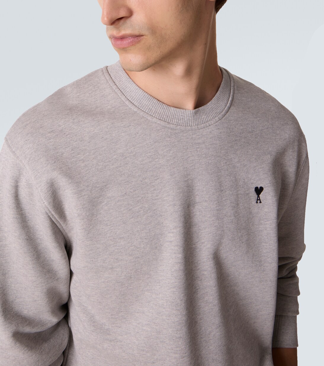 Ami de Cœur cotton fleece sweatshirt | Ami Paris