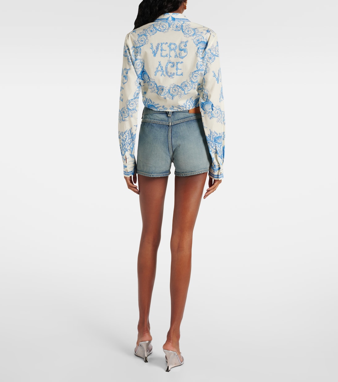 Crop top Underwater Barocco | Versace