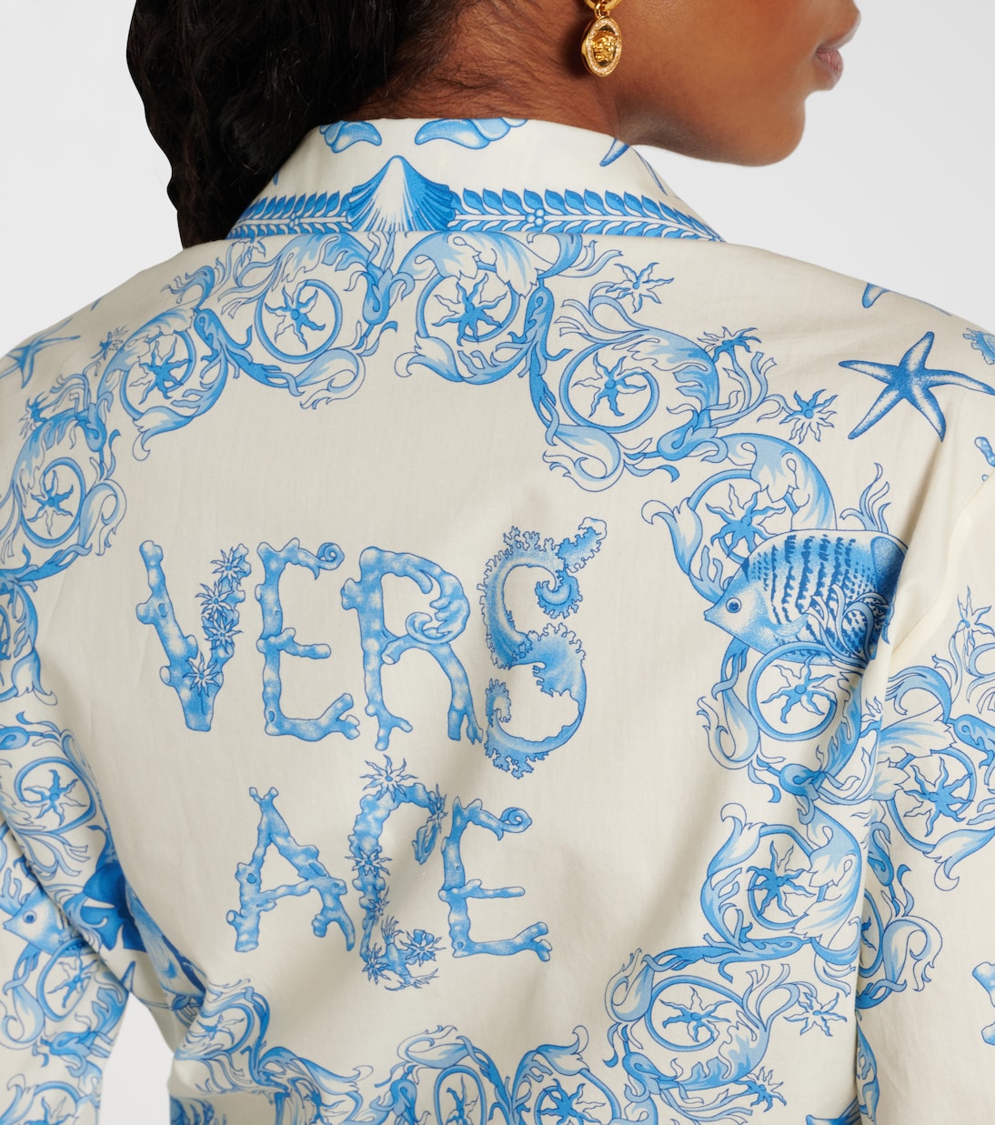 Crop top Underwater Barocco | Versace
