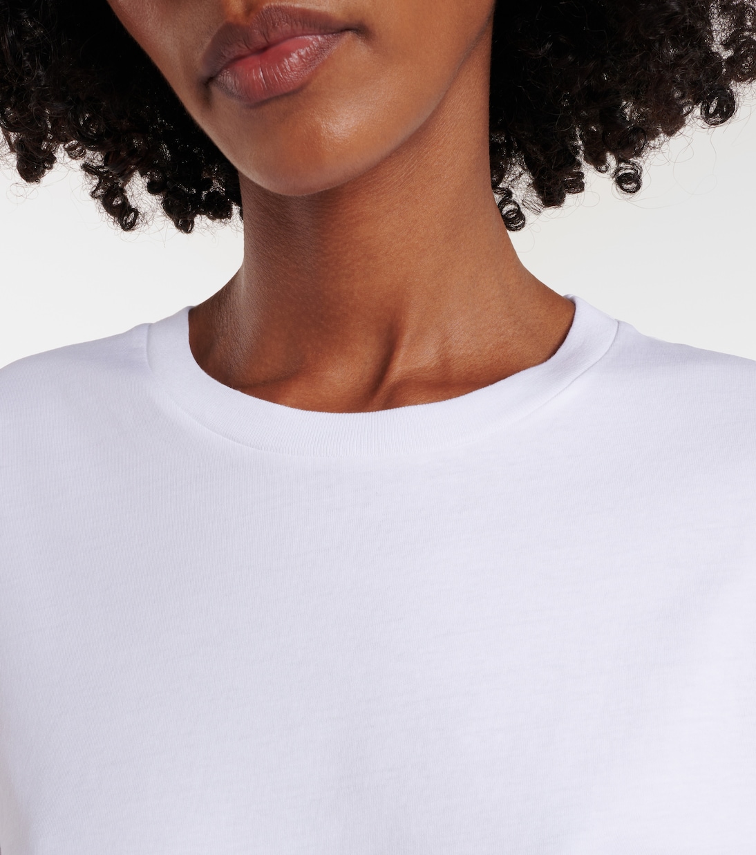 T-shirt in jersey di cotone con stampa | Simone Rocha