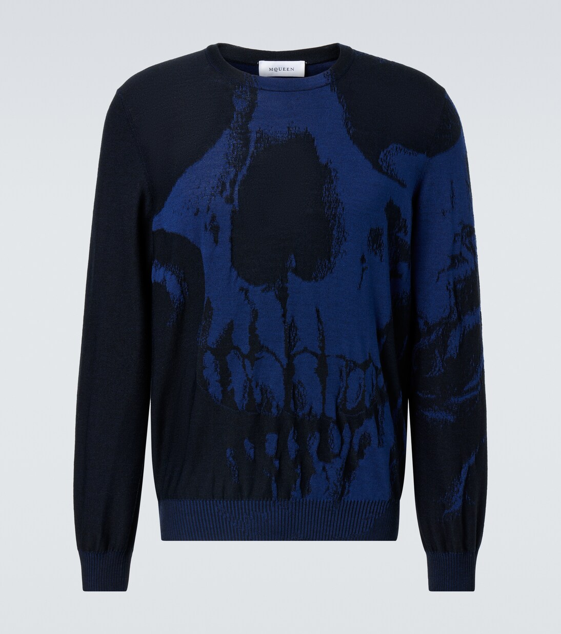 Pullover Skull aus Woll-Jacquard  | McQueen