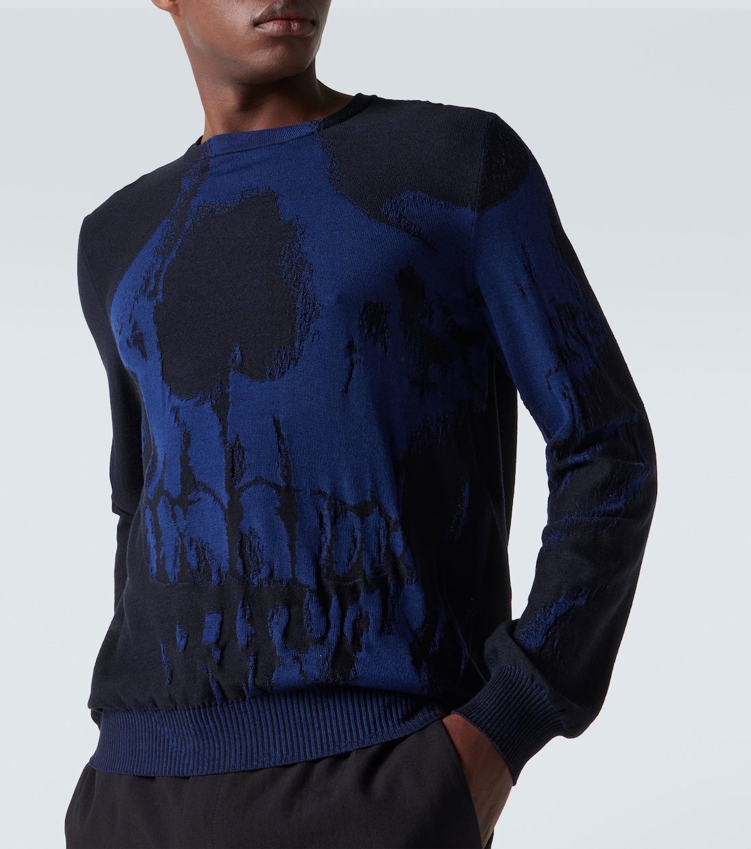 Pullover Skull aus Woll-Jacquard  | McQueen