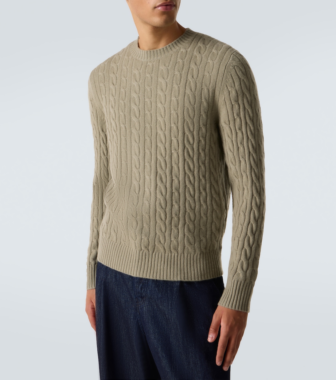 Jersey trenzado Duke Street de cachemir | Arch4
