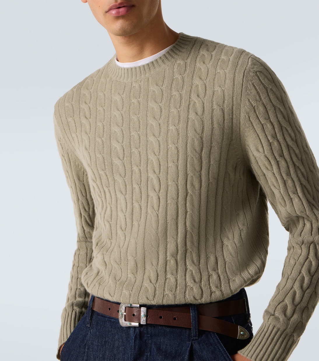 Jersey trenzado Duke Street de cachemir | Arch4
