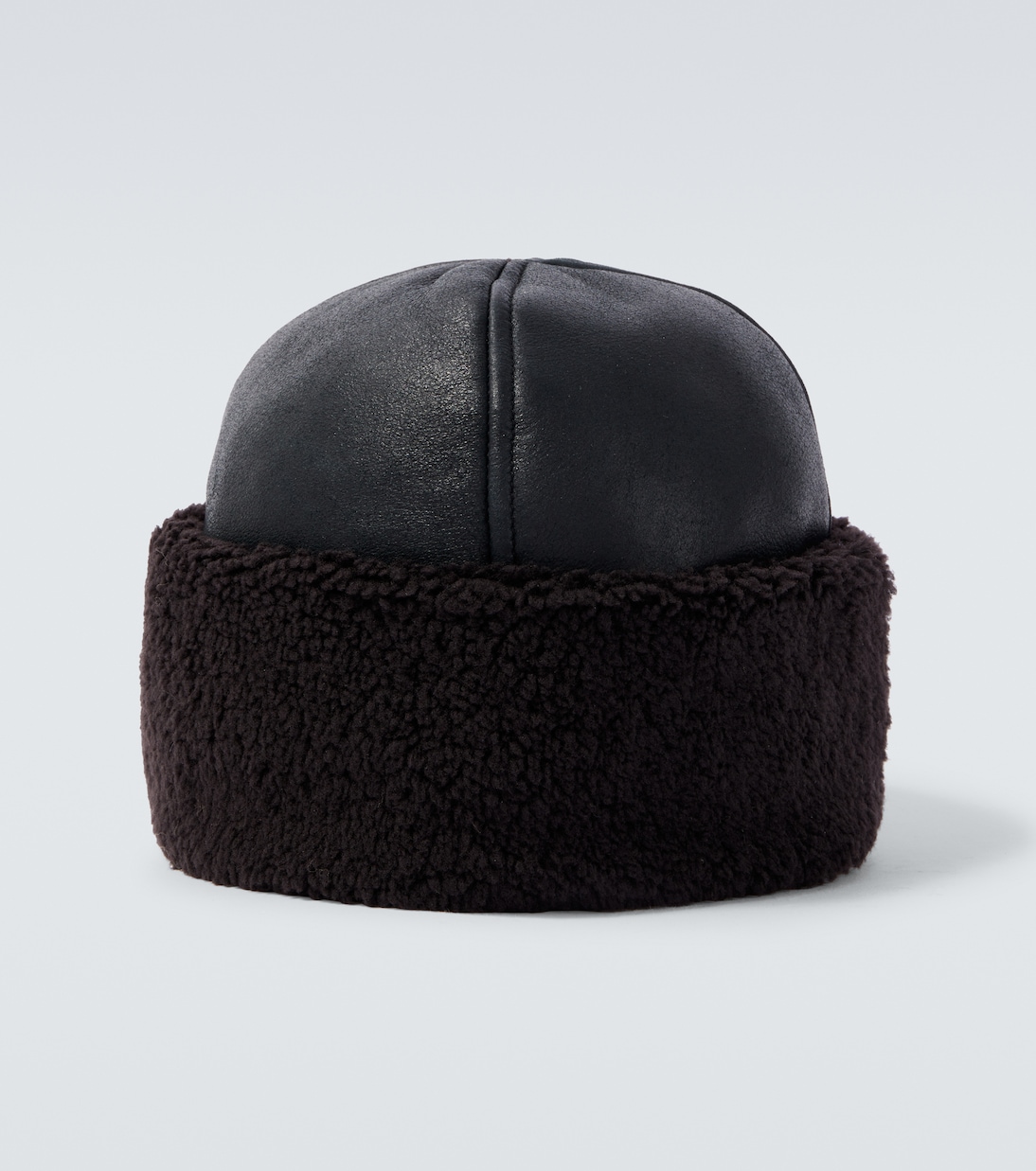 Mütze Blizzard aus Leder und Shearling | Our Legacy