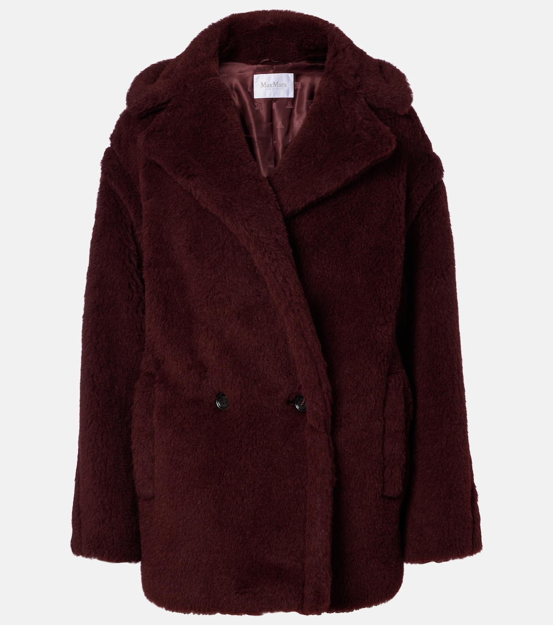 Caban Olga en apaca, laine et soie | Max Mara