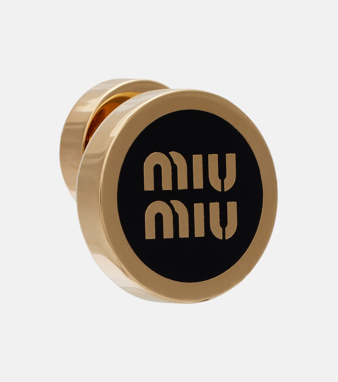 Pendientes de botón con logo | Miu Miu