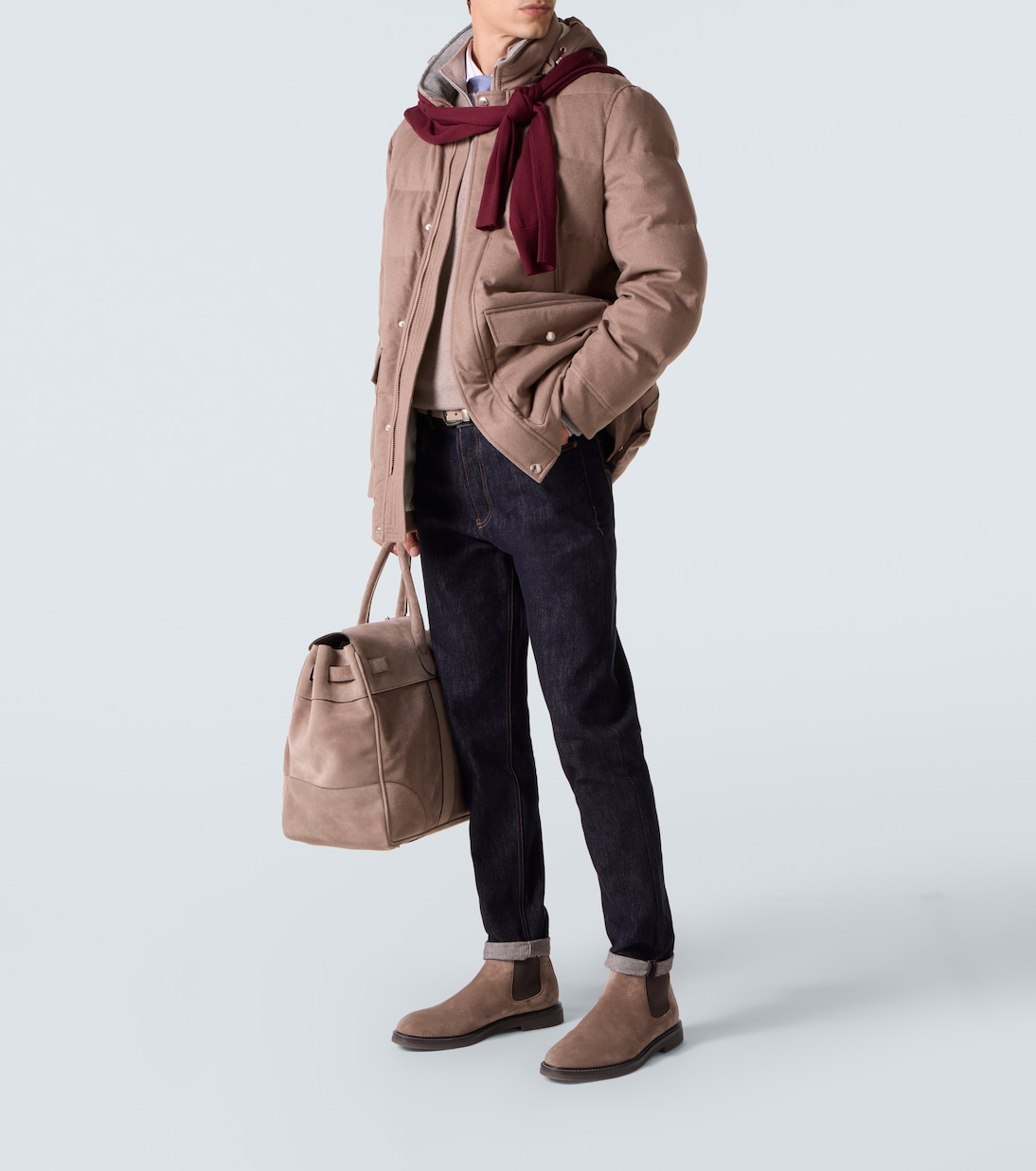 Cashmere half-zip sweater | Brunello Cucinelli