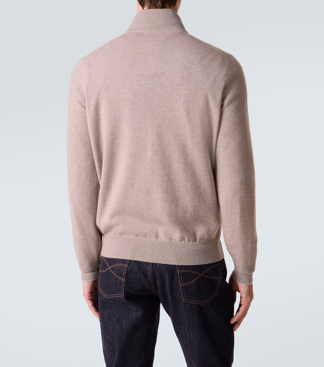 Cashmere half-zip sweater | Brunello Cucinelli