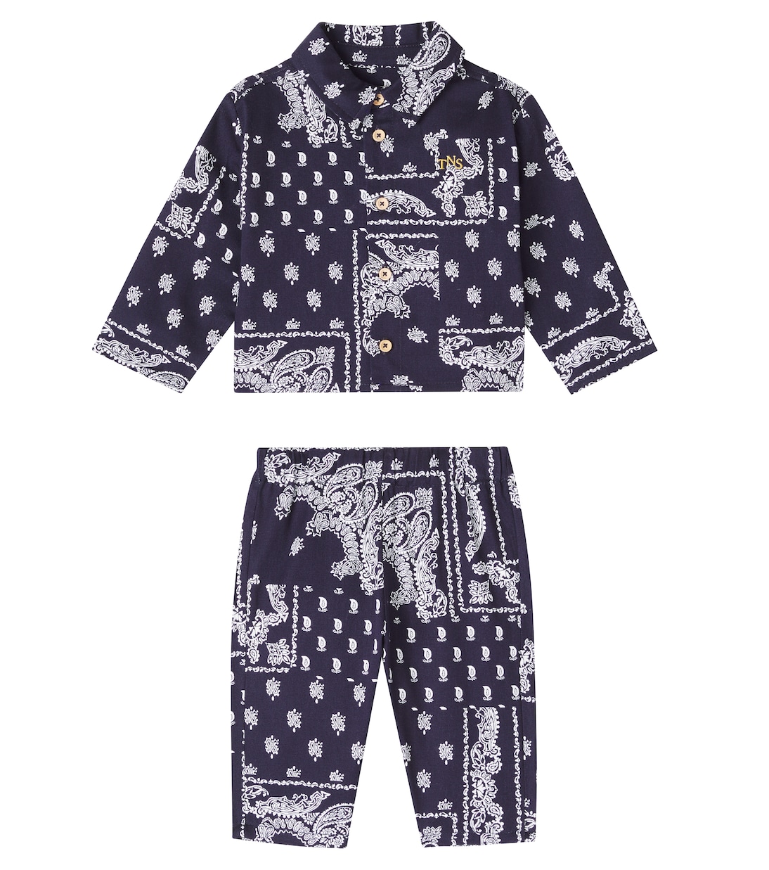 Baby Luis cotton shirt and pants set | The New Society
