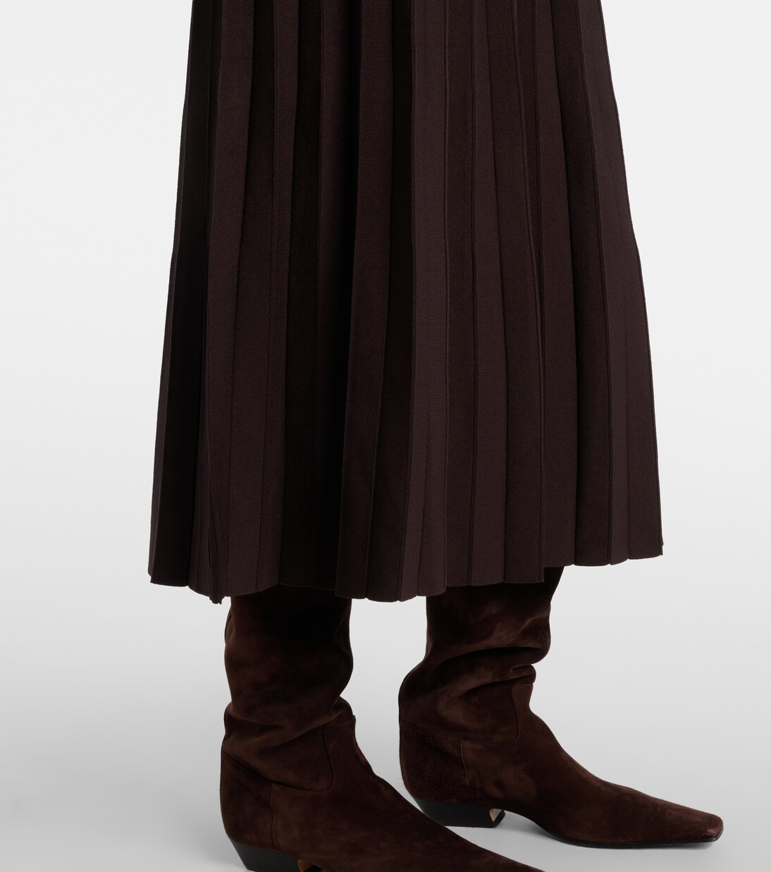 Lena pleated midi skirt | Staud