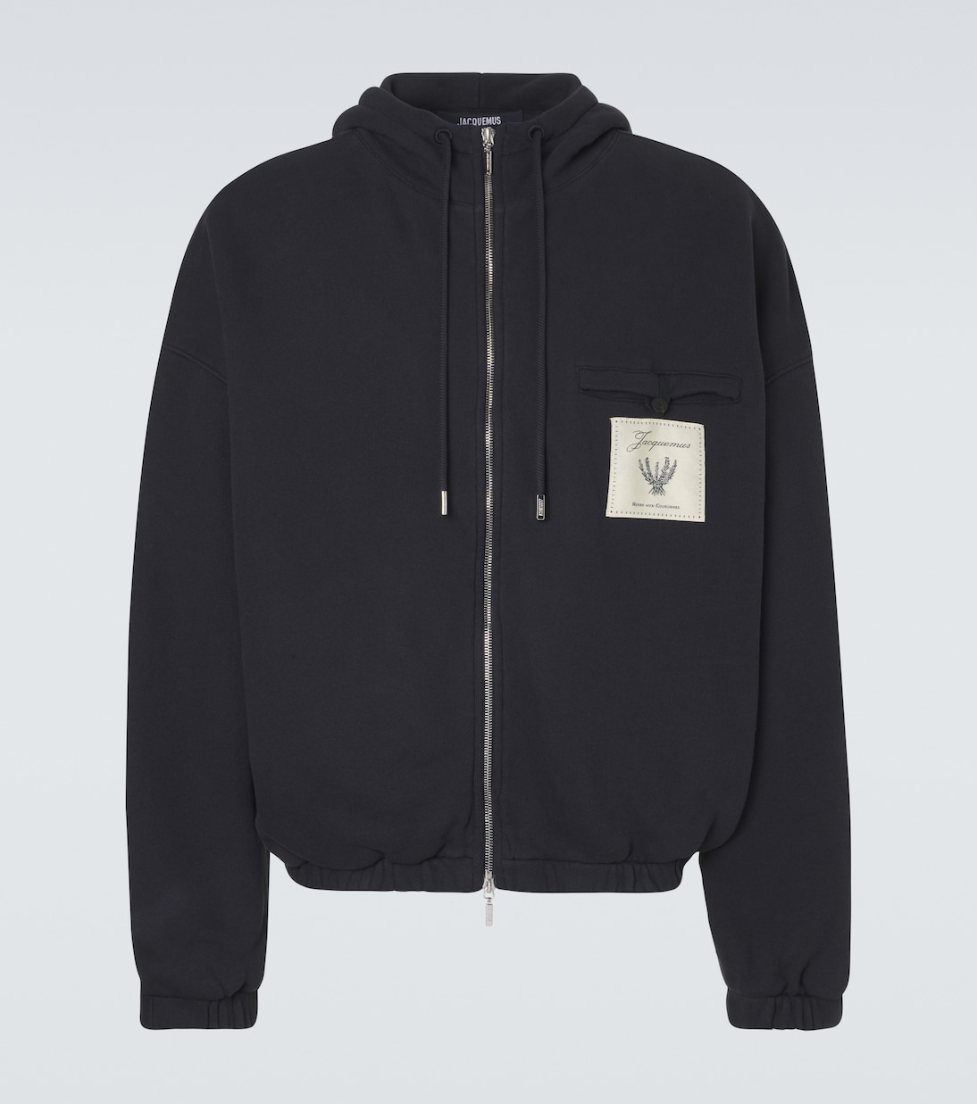 Torneo cotton fleece zip-up hoodie | Jacquemus
