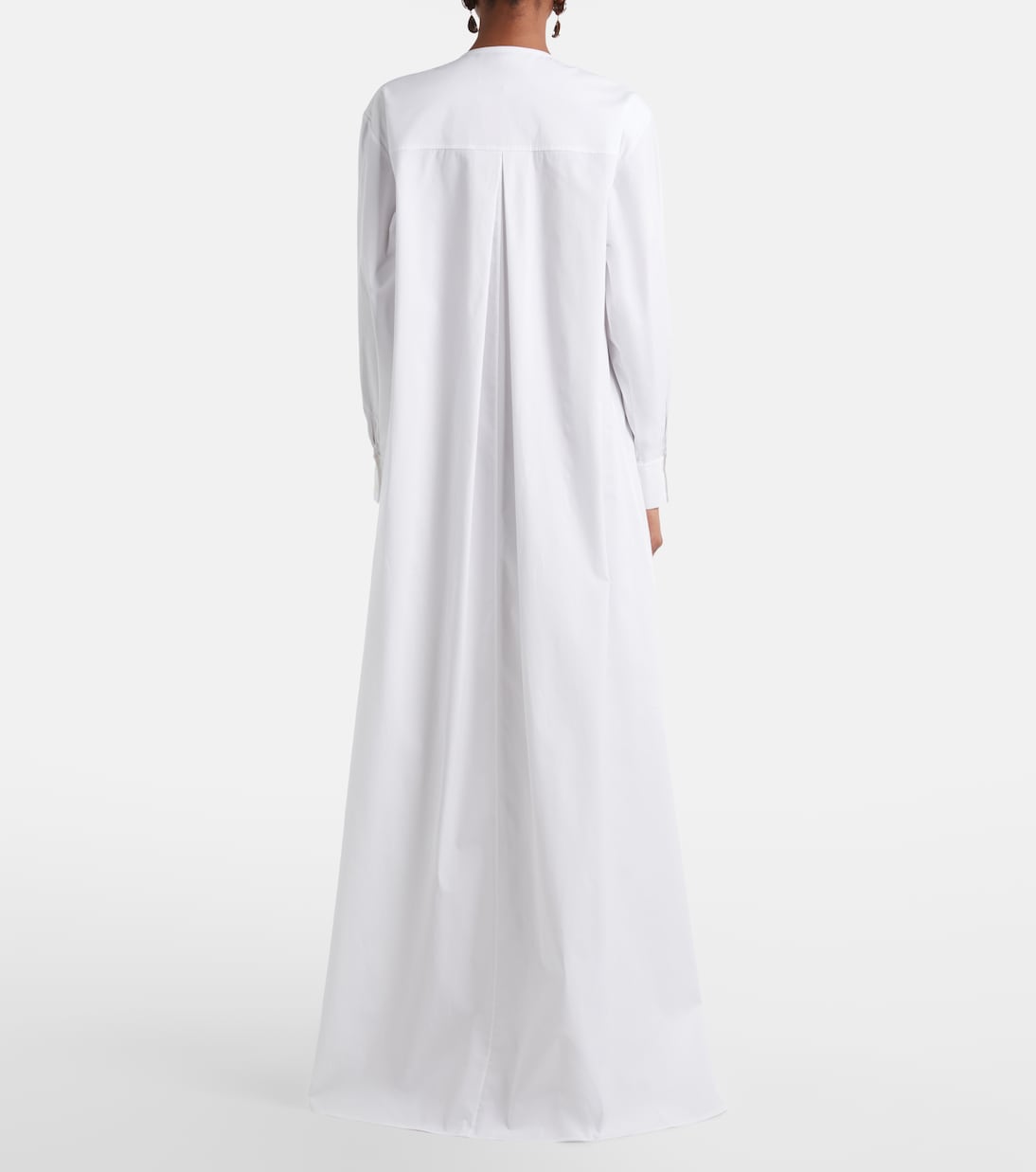 Embroidered cotton-blend gown | Carolina Herrera