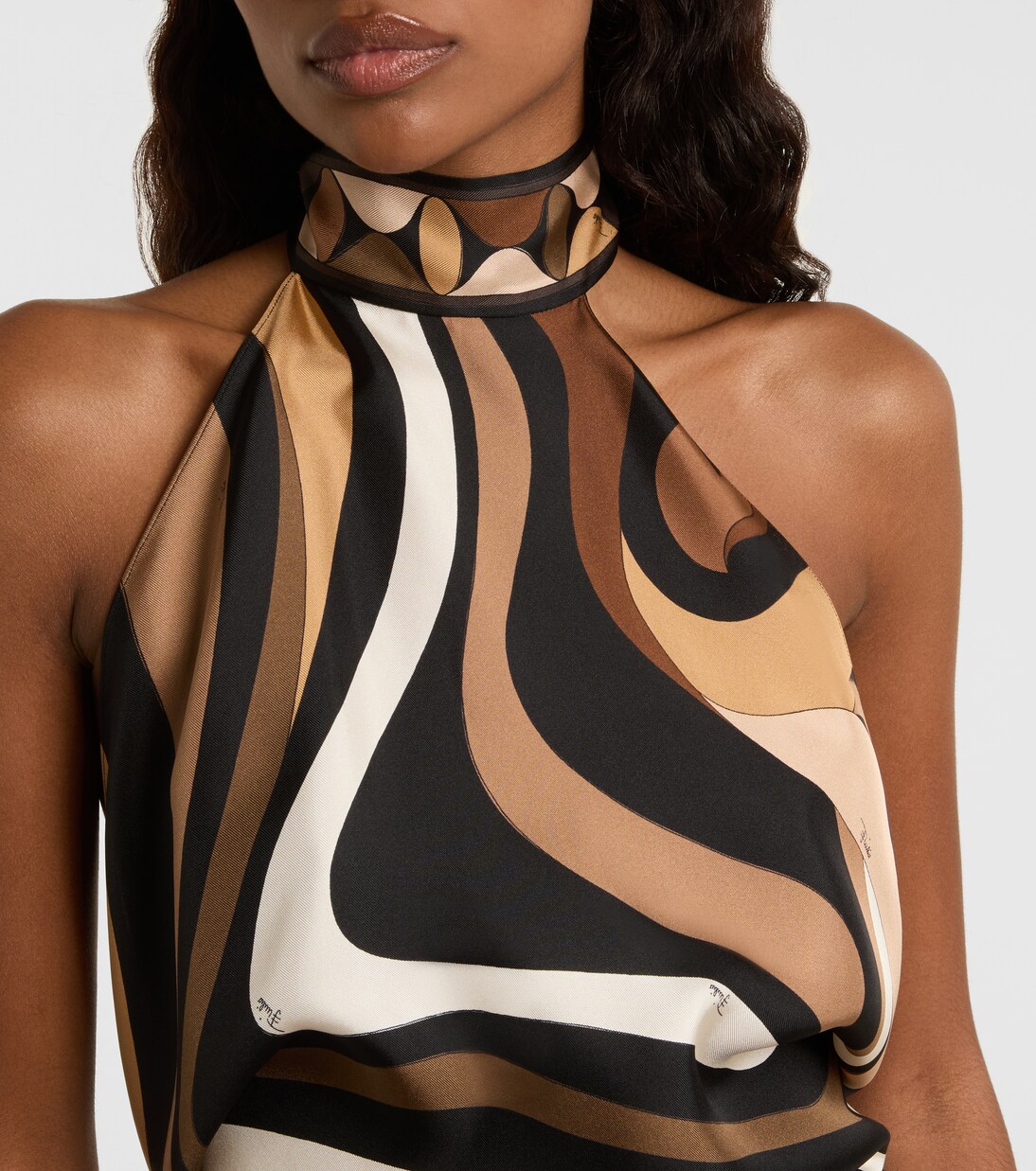 Top Marmo aus Seidensatin | Pucci