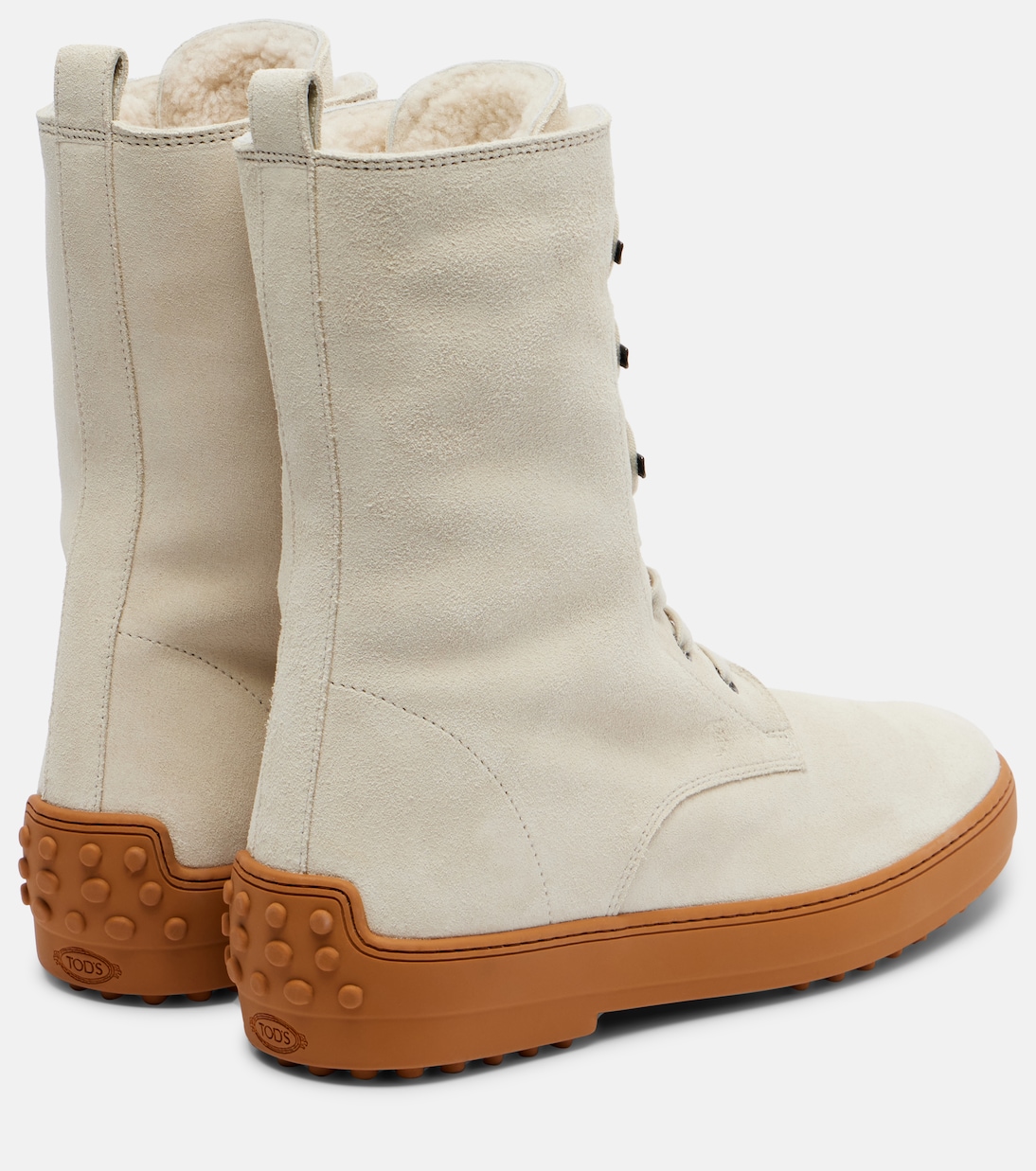 Schnürstiefel Winter Gommino aus Veloursleder | Tod's