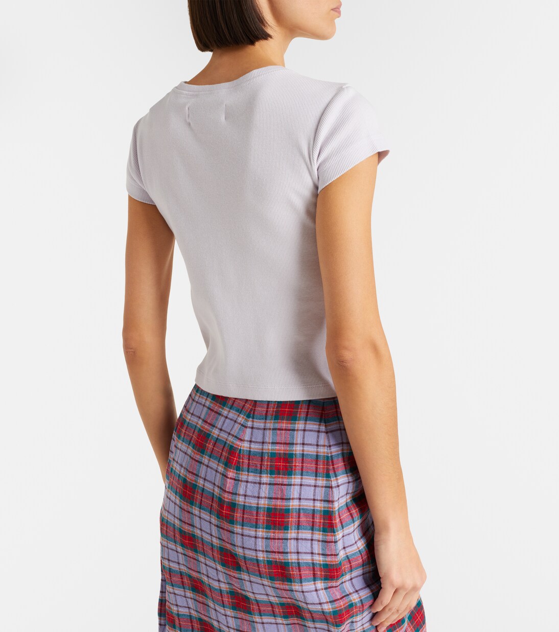 Peru cropped cotton-blend jersey T-shirt | Vivienne Westwood