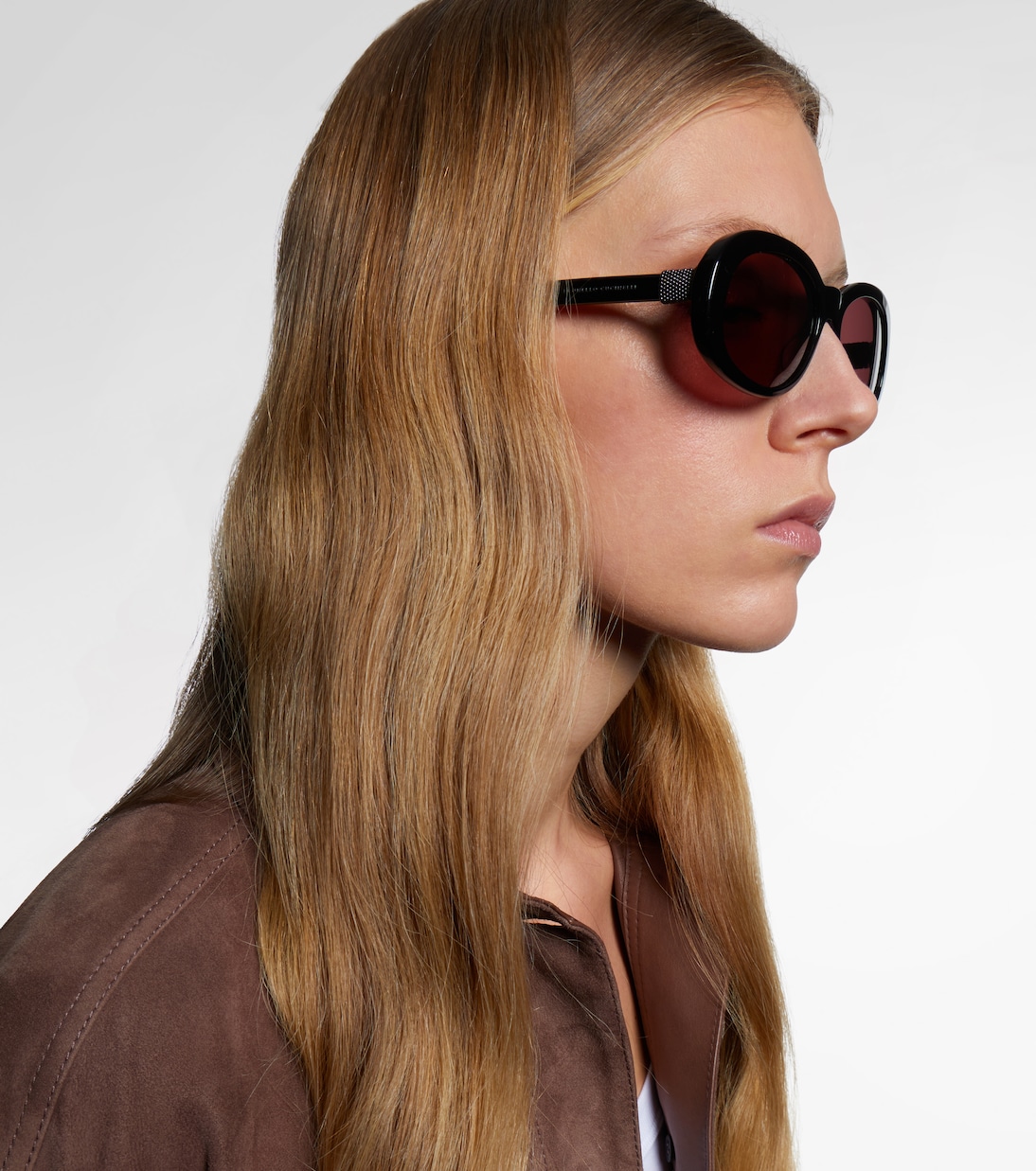 Claire Monili oval sunglasses | Brunello Cucinelli