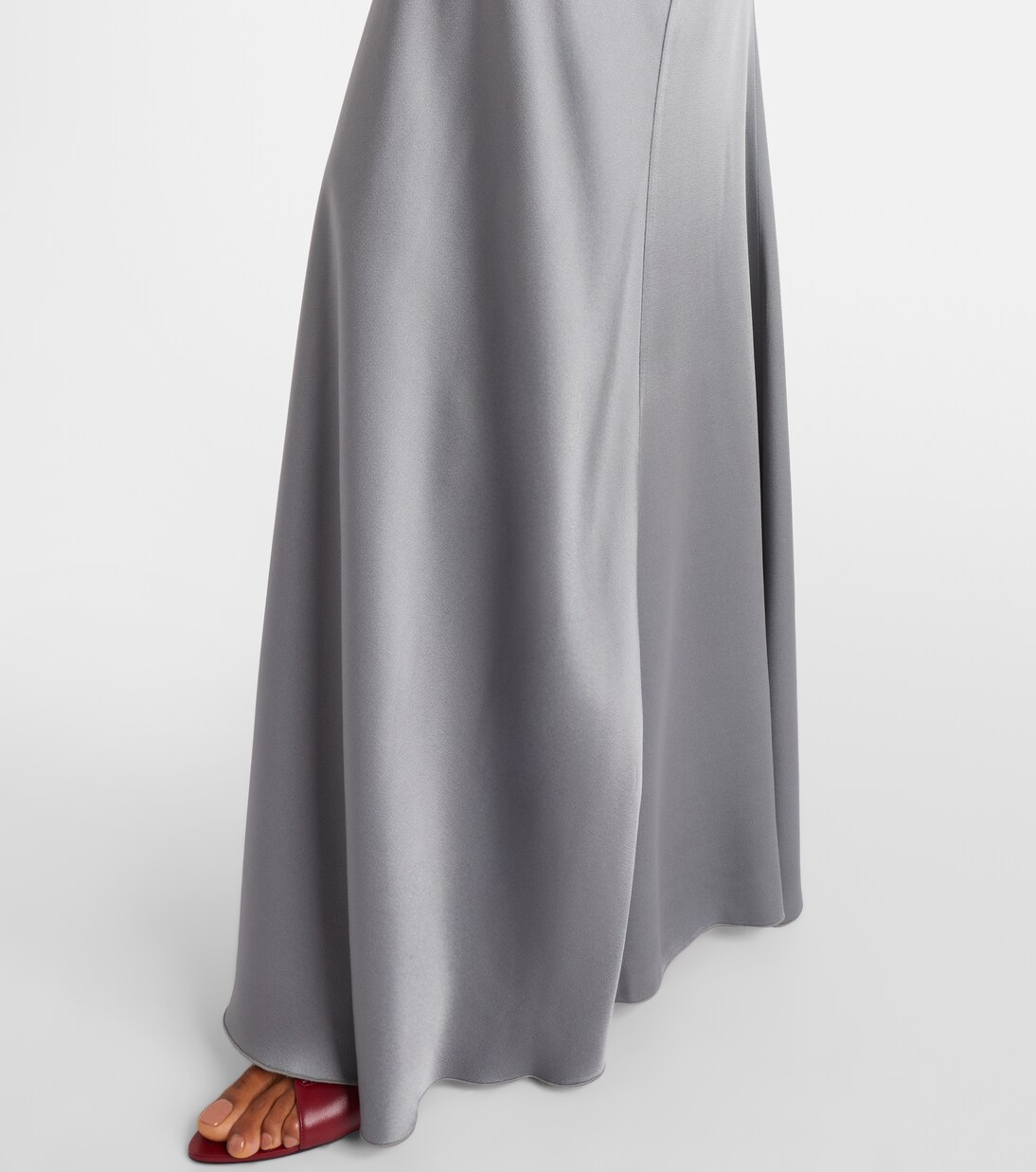 Isabella gathered satin gown  | Victoria Beckham